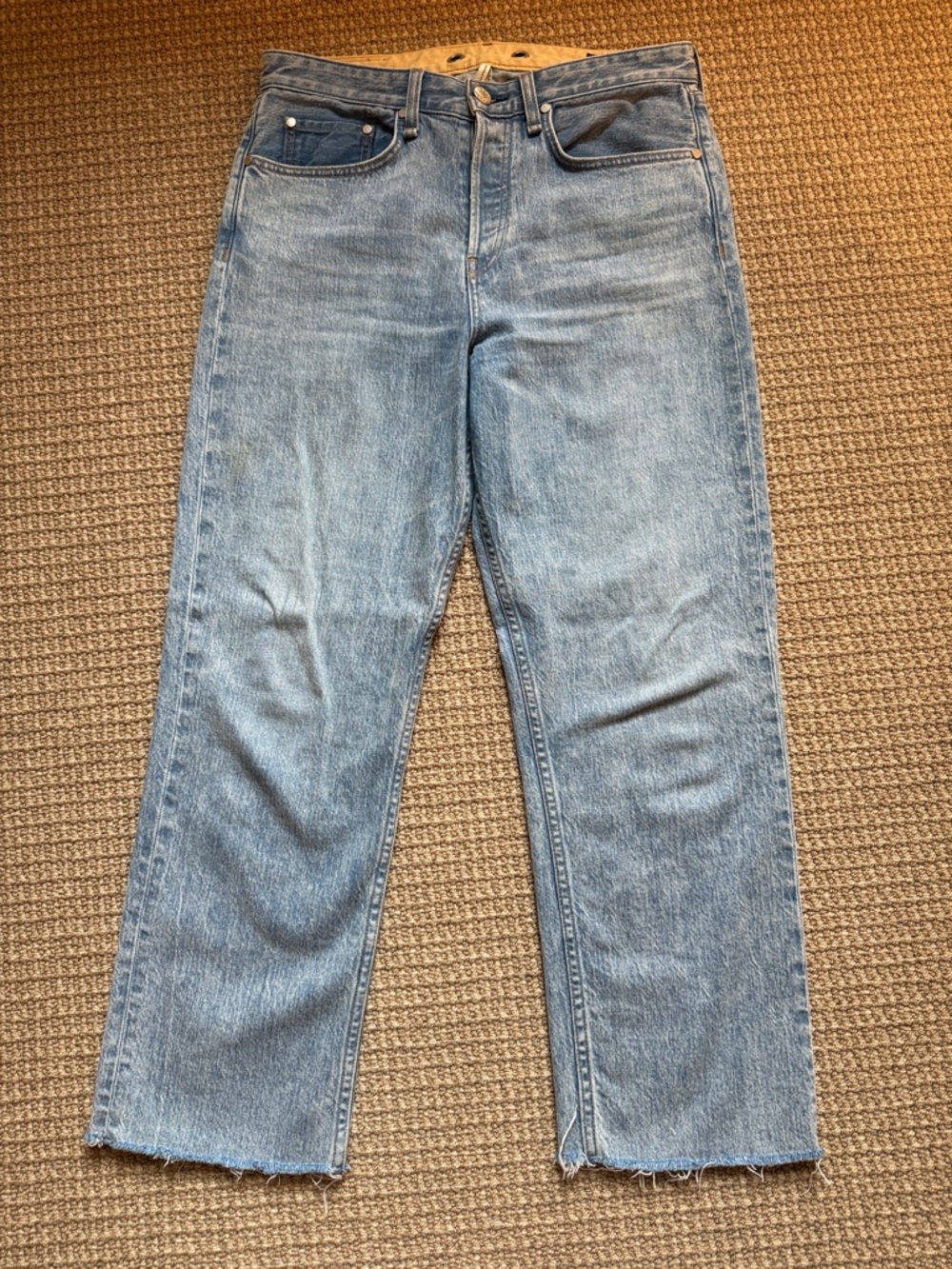 Rag & Bone Maya High Rise Ankle Straight Jeans